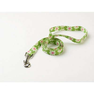 Yellow Dog Design Uptown Thick Leash Double Sided Green Daisy 48 Inches RRP 17.99 CLEARANCE 9.99